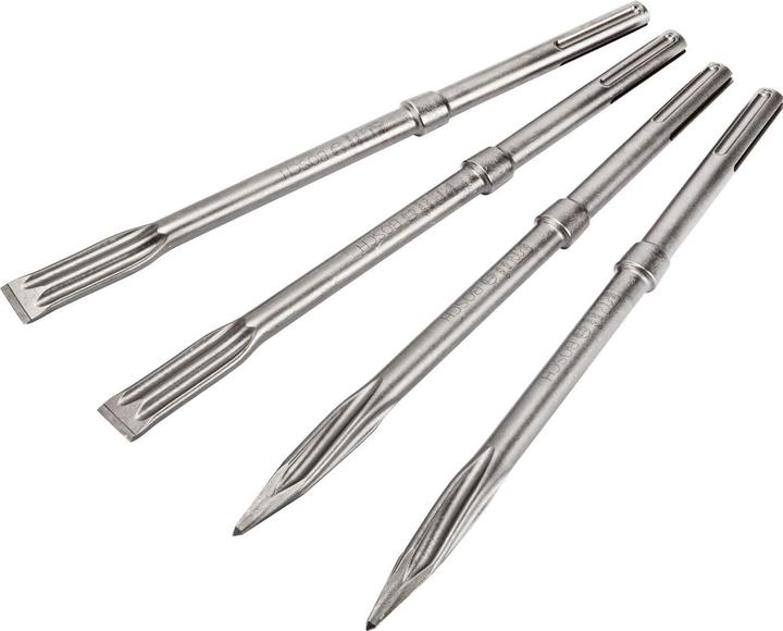 Produktbild Bosch Professional Zubehör PRO SDS max-5C Meissel-Set, Spitzmeissel 400 mm, Flachmeissel 25 x 400 mm, 2+2-tlg. (25 mm)