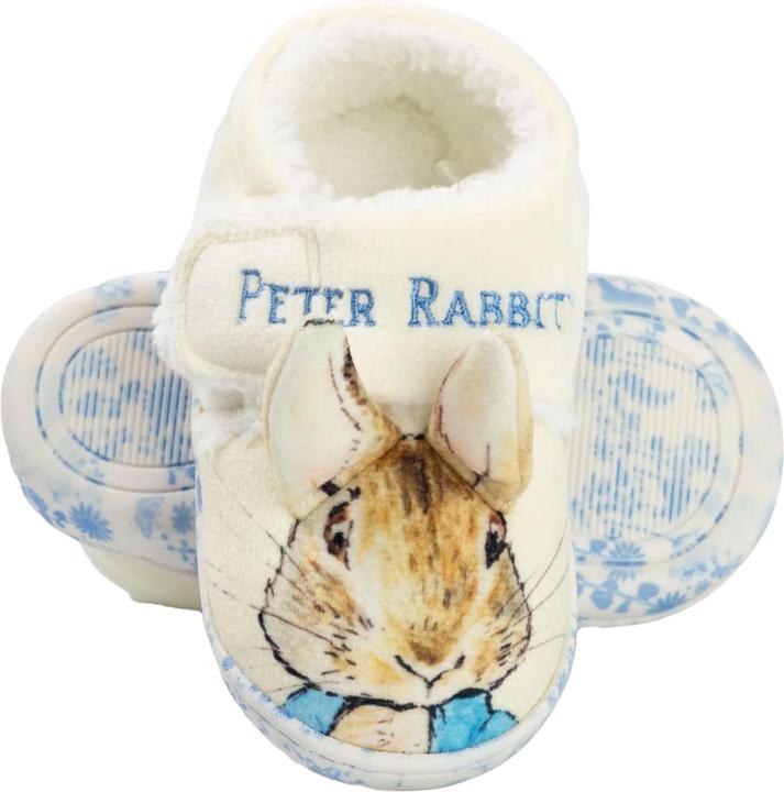 Actual product image Peter Rabbit Childrens/Kids Character Face Touch Fastening Slippers (24)