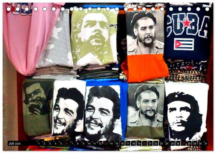Actual product image CHE - Ernesto Che Guevara in Kuba (Tischkalender 2025 DIN A5 quer), Monatskalender (A5, German)