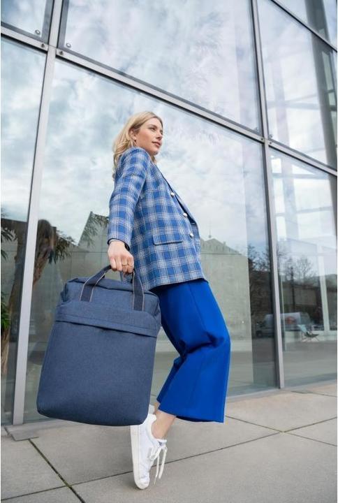 Actual product image reisenthel Backpack Allday M Herringbone Dark Blue (15 l)