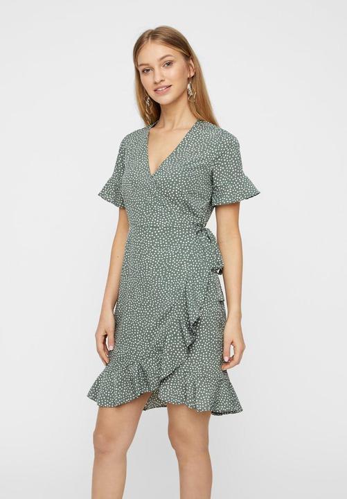 Produktbild Vero Moda Gepunktetes Wickel Minikleid (XS)