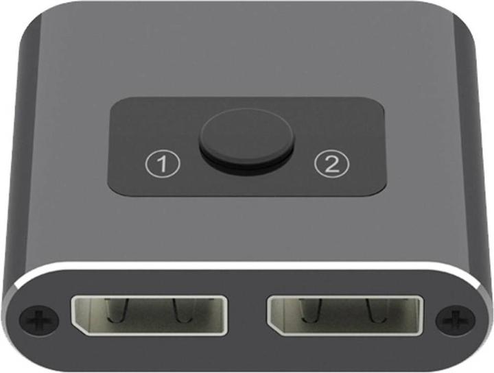 Actual product image Maxtrack DisplayPort bidirectional switch 4K @60Hz