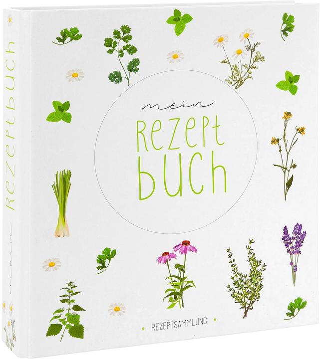 Goldbuch Classeur de recettes 22x17 Fleurs sauvages (21 x 22 cm, À rayures, Couverture rigide)