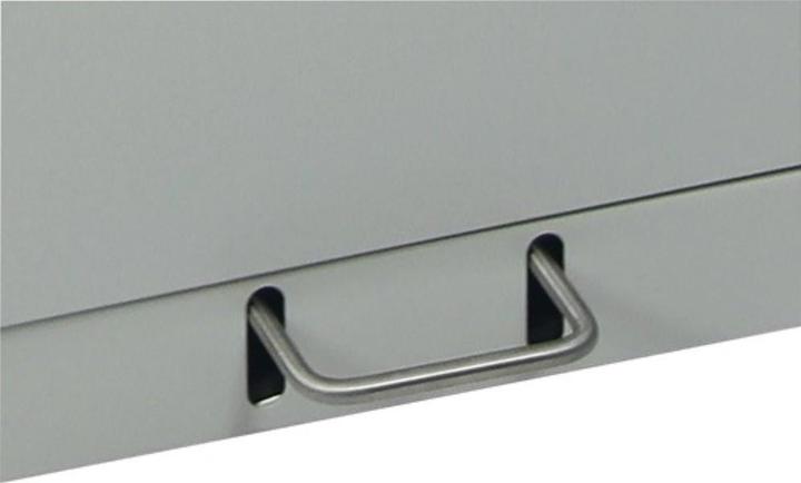 Actual product image Recyclable waste collector 70 l H1000xW400xD380mm light grey, RAL 7035 with bin liner holder, with (70 l)