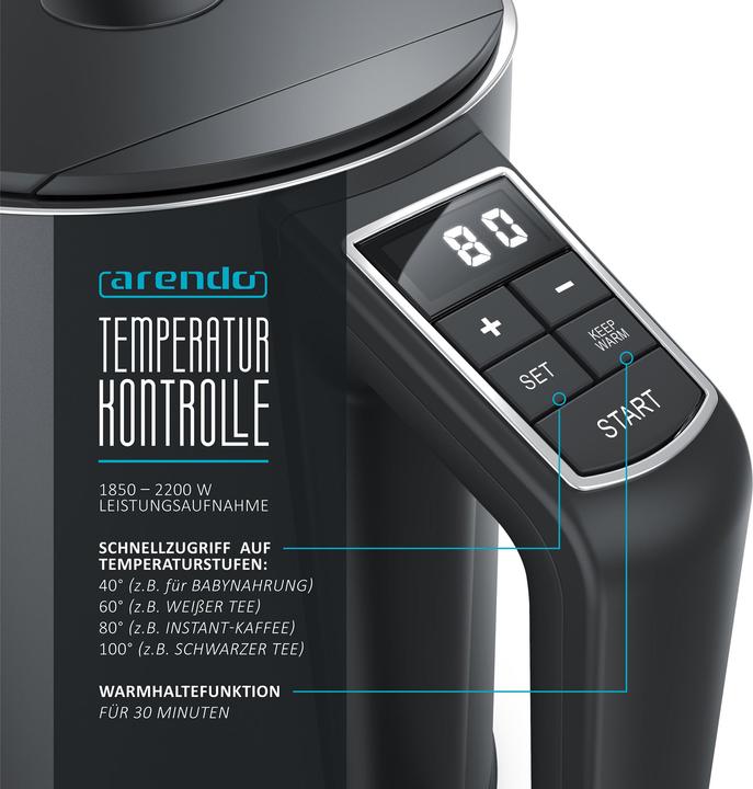 Produktbild Arendo Wasserkocher (1.50 l)