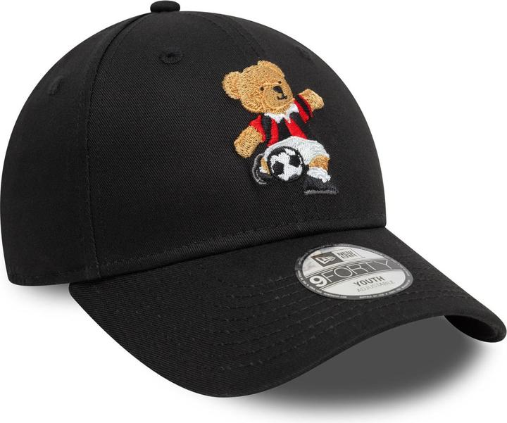 Produktbild New Era 9Forty Kinder Cap - AC MAILAND schwarz BEAR - Child (52, 53, 54)