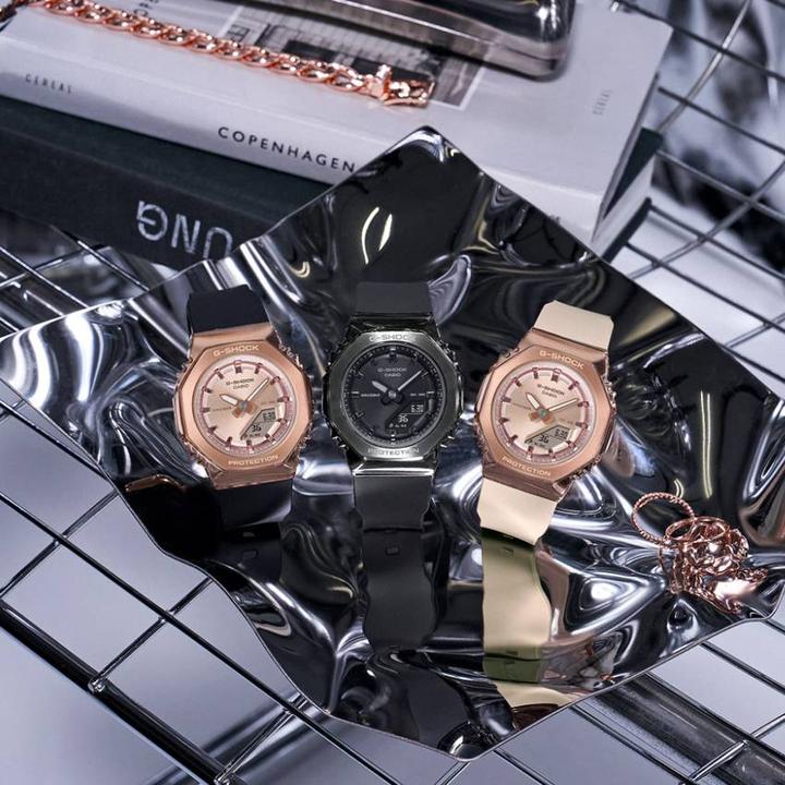 Immagine prodotto Casio GM-S2110PG-1A4ER (Orologio da polso analogico, Orologio digitale, Cronografo, 45.90 mm)