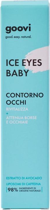 Immagine prodotto Goovi ICE EYES BABY crema occhi contro borse e occhiaie 15 ml (Crema, 15 ml)