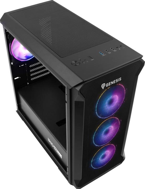 Immagine prodotto Genesis Case per PC IRID 503 ARGB, Micro Tower, 2xUSB 2.0, 2x jack, 1xUSB 3.0, nero (Mini-ITX)