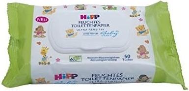 Hipp Feuchtes Kindertoilettenpapier (50 Stück)