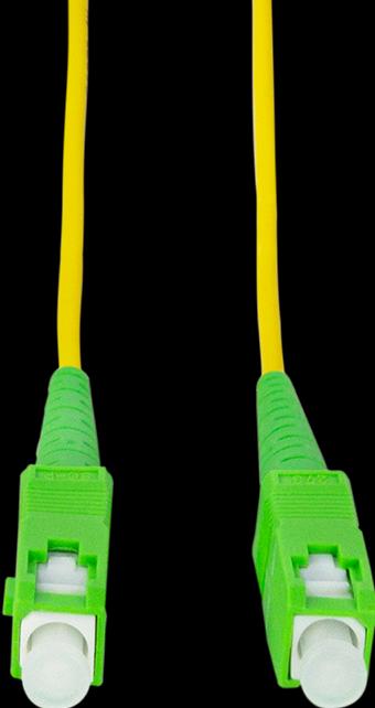 Produktbild LogiLink LWL Patchkabel, 2x SC-Simplex, OS2, 20 m, gelb SC-Simplex Stecker (20 m)