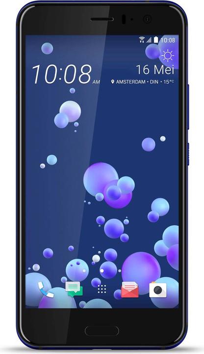 Produktbild HTC U11 (64 GB, Sapphire Blue, 5.50", Hybrid Dual SIM, 12.20 Mpx, 4G)