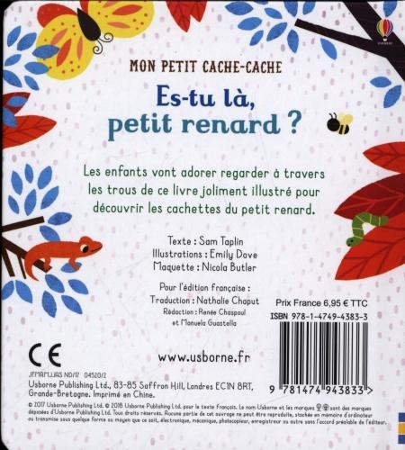 Produktbild Es-tu là, petit renard? (Französisch, Taplin Sam, 2019)
