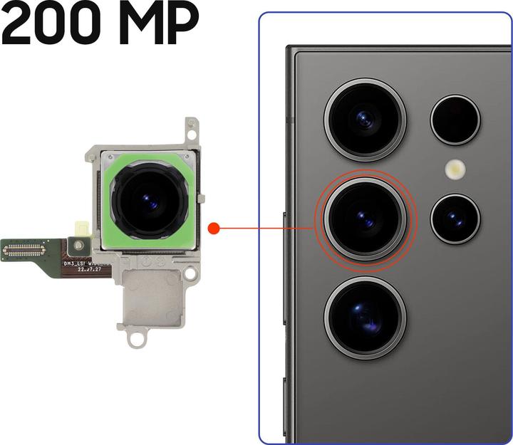 Actual product image Samsung GH96-16303A Rear camera (Samsung Galaxy S24 Ultra)