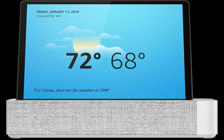 Image du produit Lenovo Smart Tab M10 HD (2nd Gen) avec Alexa intégré (10.10", 64 Go, Platine)