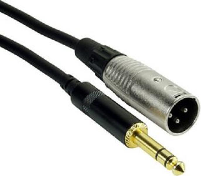 Rock Cable Studio cable, balanced (5 m, XLR, 6.3mm jack)