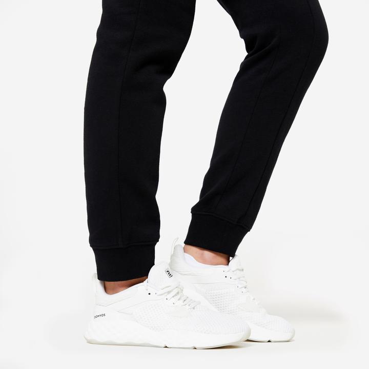 Domyos Jogginghose Damen Slim - schwarz