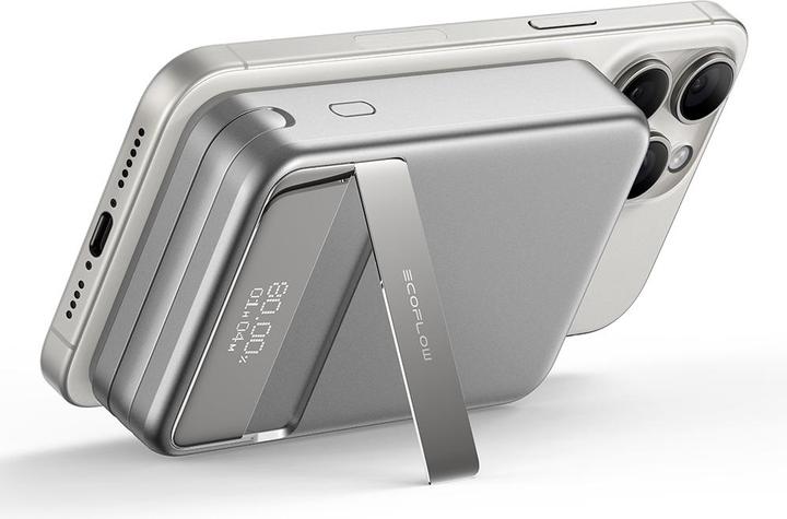 Produktbild EcoFlow RAPID Magnetic Powerbank silver 10.000mAh (10000 mAh, 65 W)