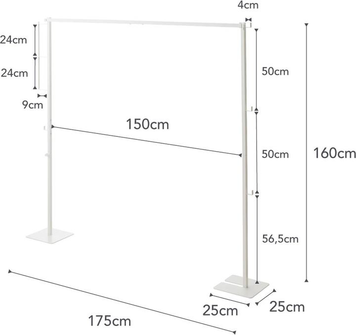 Produktbild Yamazaki Faltbarer Wäscheständer für den Innenbereich TOWER