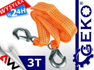 Produktbild GEKO Zugseil mit Haken, 3000 kg, 4m