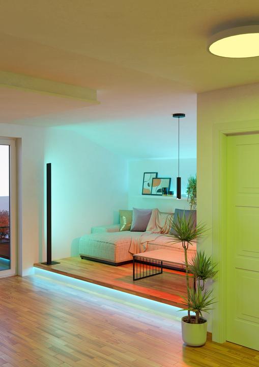 Actual product image EGLO Balamorta-Z Pendant Light - Black Ø5.5 - RGB + TW - Zigbee, Bluetooth (500 lm)