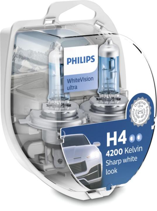 Immagine prodotto Philips H4 WhiteVision ultra (H4)
