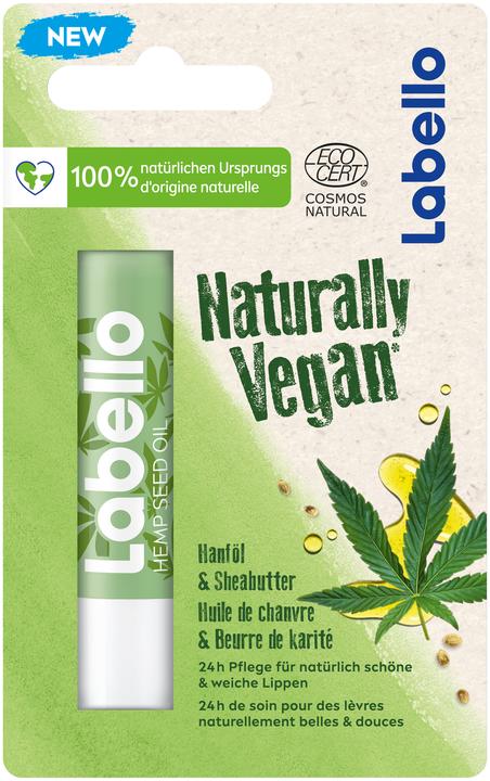Produktbild Labello Naturally Vegan Hanföl (Balsam, 5.20 ml)