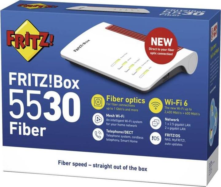Image du produit AVM Routeur FTTH FRITZ!Box 5530, avec AON SFP