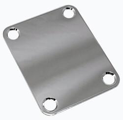 Immagine prodotto AllParts AP AP 0600-010 Piastra del collo a 4 fori cromata (Parti di ricambio per strumenti)