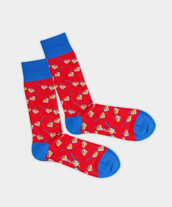 DillySocks Rainbow Glasses (Einzelpack, 36 - 40)