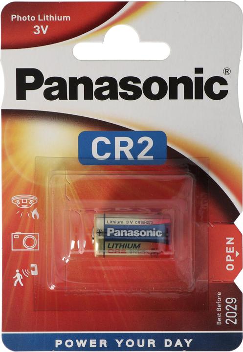 Produktbild Panasonic Batterie CR2, CR2EP, CR-2 Batterie 10er Pack (10 Stk., CR2, 850 mAh)