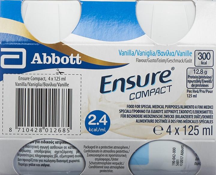 Image du produit AMO Compact 2.4 kcal Drink Vanille (Vanille, 4 pcs, 671 g)
