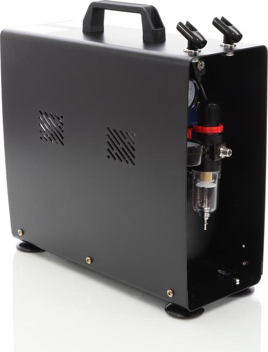 Image du produit Wiltec Compresseur Aérographe AF196AW Réservoir air Piston 2 cylindres 6bar Interrupteur 2 étapes