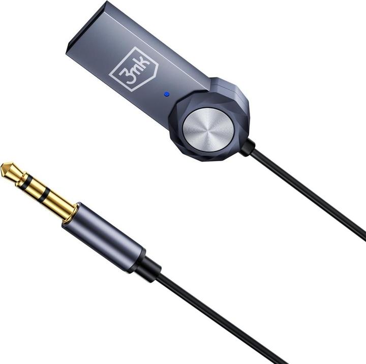 Actual product image 3MK Bezprzewodowy adapter audio Audio Bluetooth Adapter Jack 3.5mm 2w1