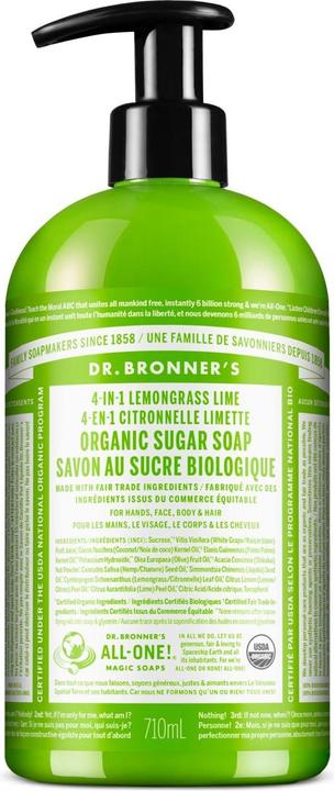 Produktbild Dr. Bronner's Sugar Soap (Flüssigseife, 710 ml)