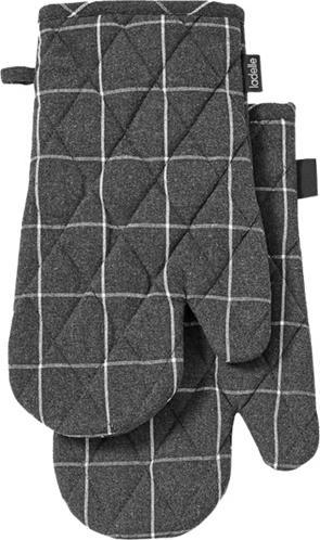 Ladelle Gant de four Eco Check 18x33 cm 2 pces (Polyester, Cotton)