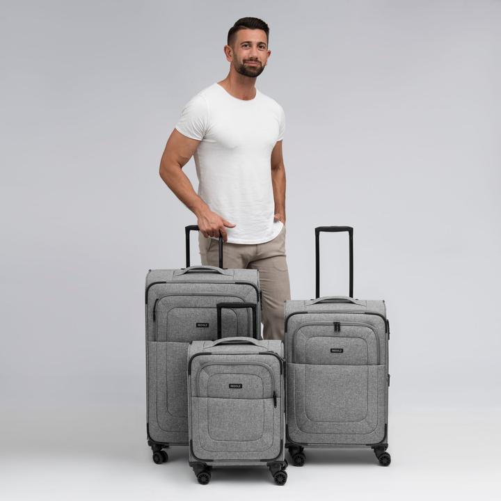 Produktbild Redolz Essentials 12 THREE SET 4-Rollen Kofferset 3-tlg. mit Dehnfalte (201 l, XL (ab 115l))