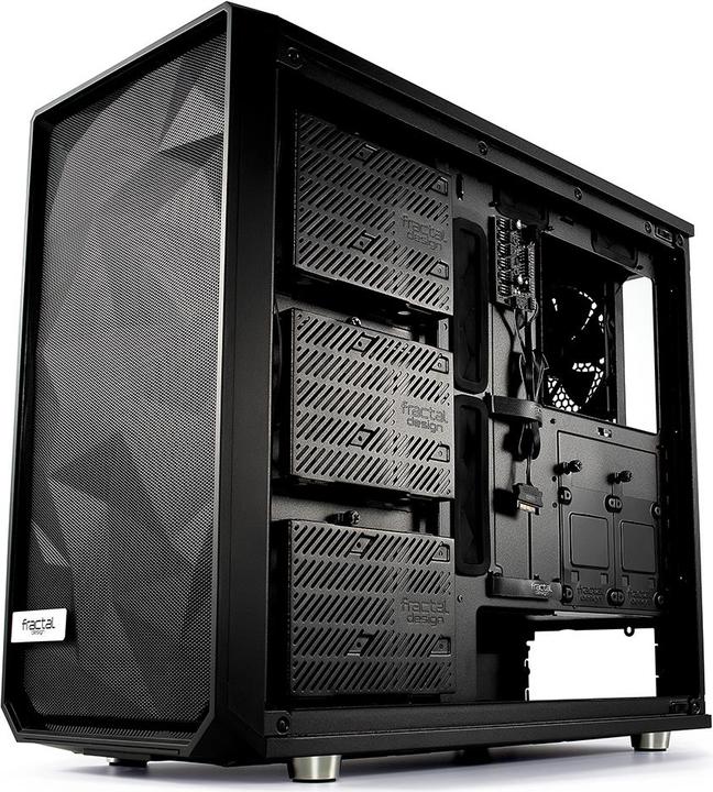 Produktbild Fractal Meshify S2 Black - TG (ATX, mATX, Mini-ITX, E-ATX)
