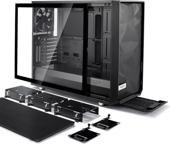 Produktbild Fractal Meshify S2 Black - TG (ATX, mATX, Mini-ITX, E-ATX)