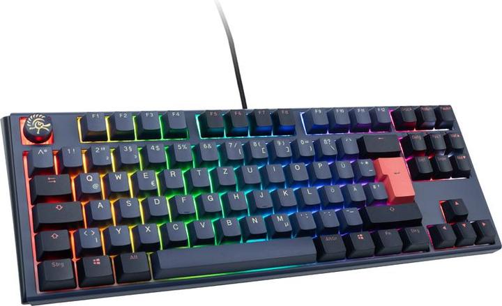 Produktbild Ducky One 3 Cosmic Blue TKL Gaming Tastatur, RGB LED - MX-Brown (DE, Kabelgebunden)