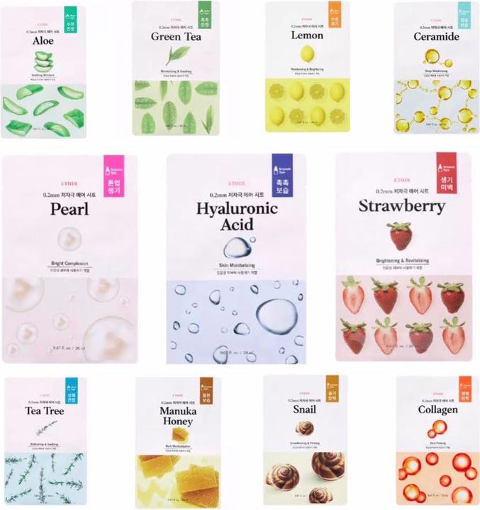 Image du produit Etude House 0.2mm Therapy Air Mask Thé vert