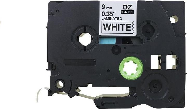 Actual product image Q-Connect Writing Tape Tze-221 (0.90 cm, White, Black)