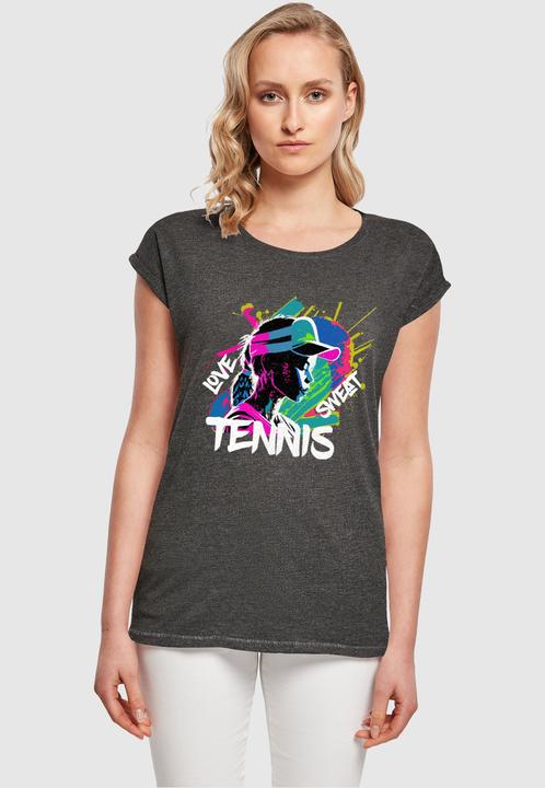 Immagine prodotto Merchcode Maglietta da donna Tennis Love, Sweat - 112981 (L)