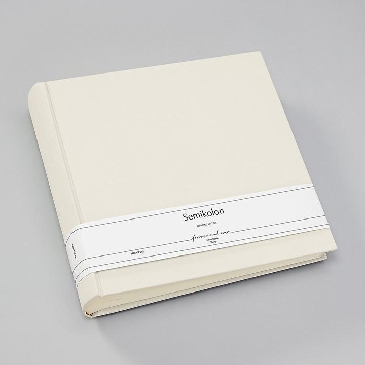 Semikolon Album Classic XLarge, chamois Wedding Edition