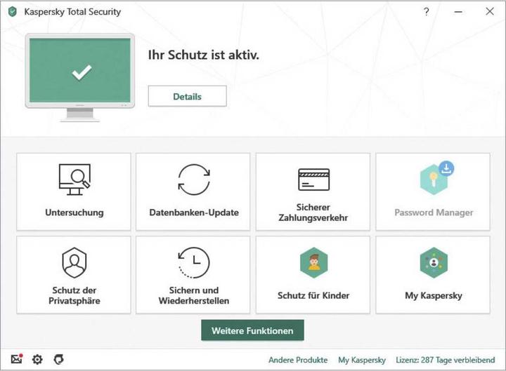 Produktbild Kaspersky Total Security 2020 (3 User, 12 Monate)