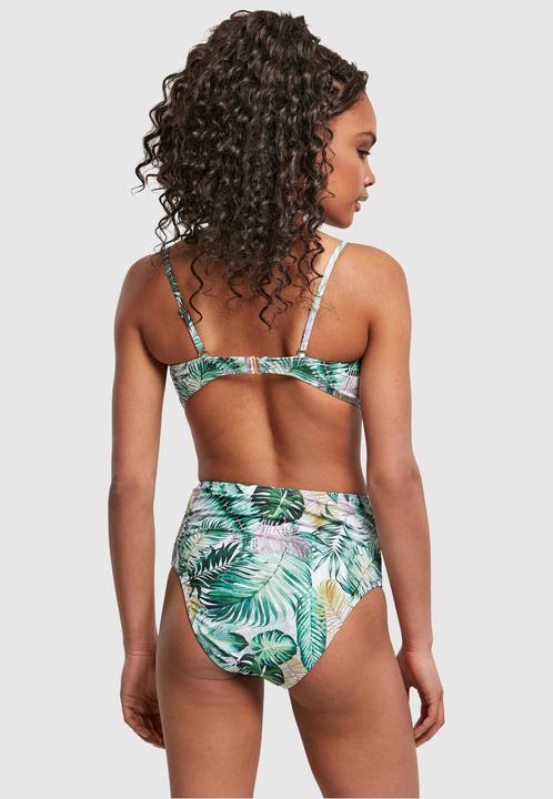 Actual product image Urban Classics Ladies High Waist Pattern Bikini - 12118 (XS)