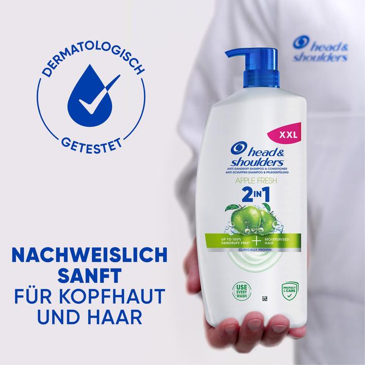 Produktbild Head & Shoulders Anti-Schuppen Shampoo 2in1, apple fresh Shampoo (800 ml, Flüssiges Shampoo)