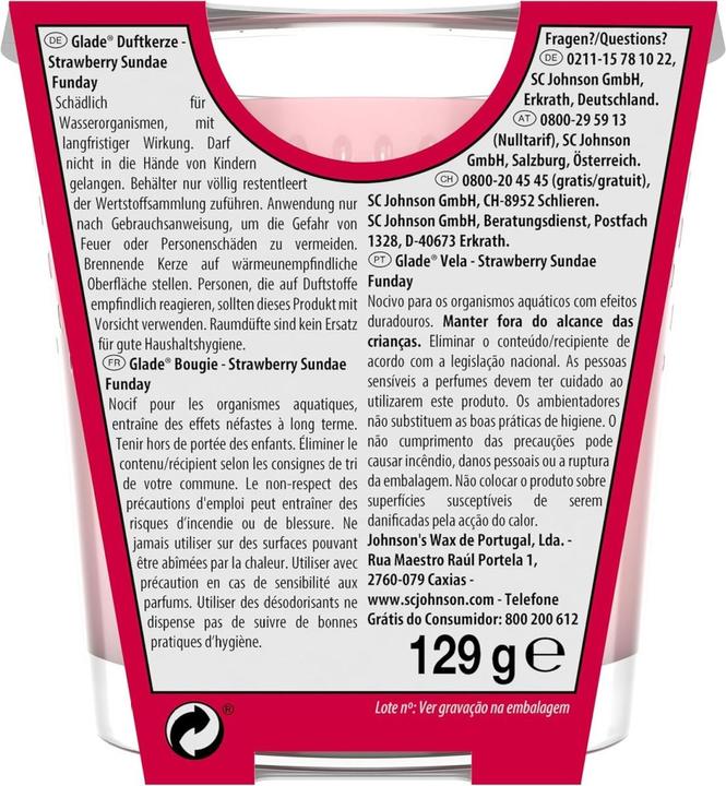 Produktbild Glade Duftkerze (129 g)