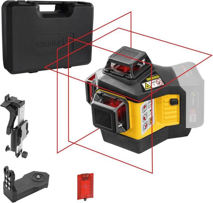 Actual product image Stabila 12 V system cross line laser LAX 600