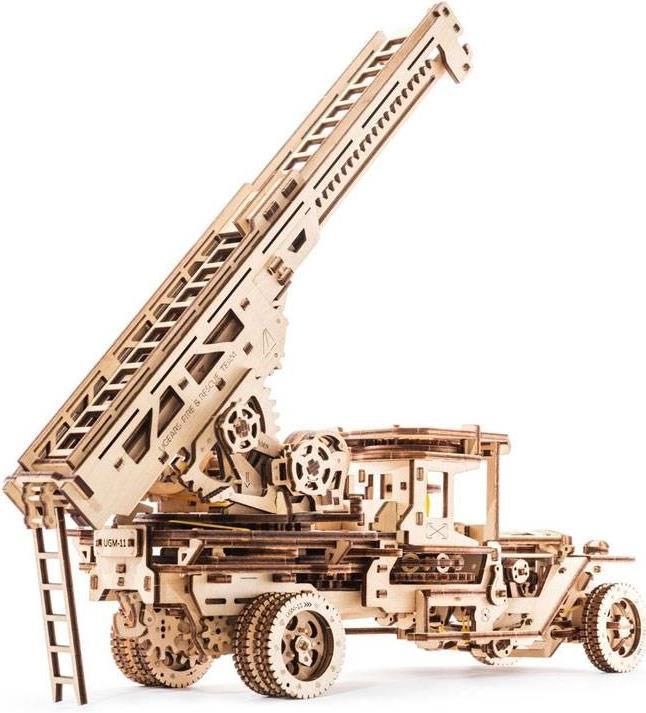Actual product image Ugears Fire engine